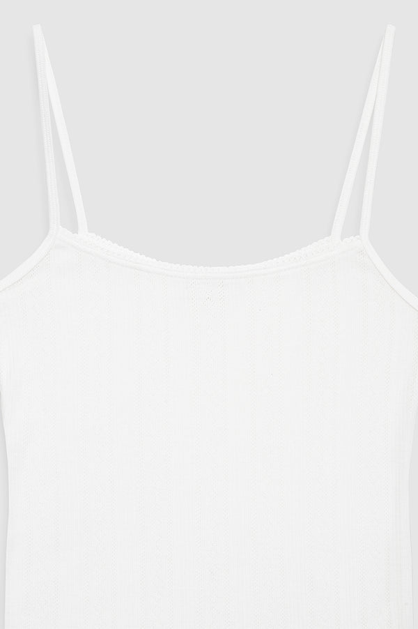 Anissa Kermiche Pia Cami Tank - Off White