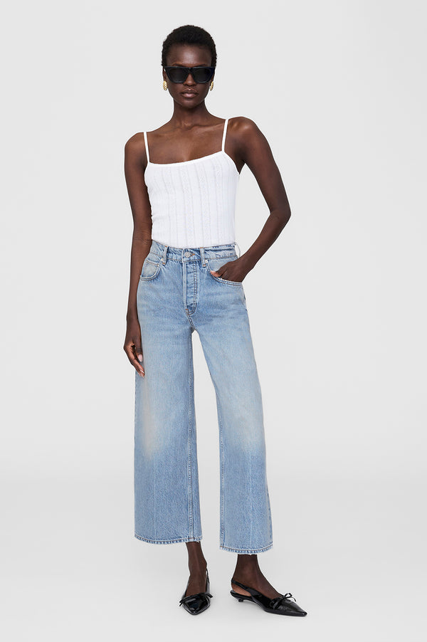 anissa kermiche Pia Cami Tank - Off White