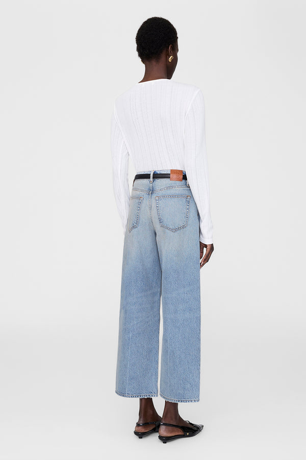 Anissa Kermiche Pia Long Sleeve Tee - Off White