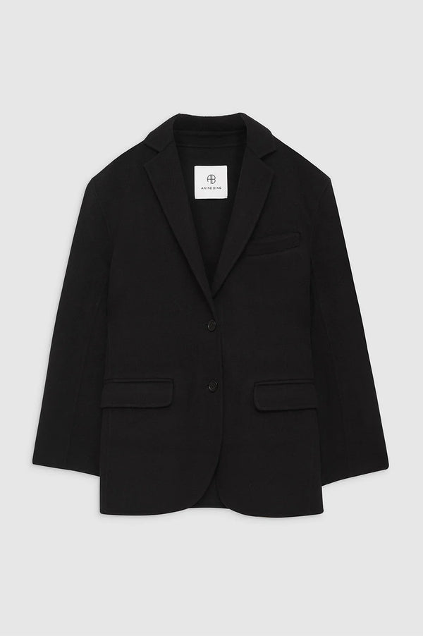 Anissa Kermiche Quinn Blazer - Black Cashmere Blend