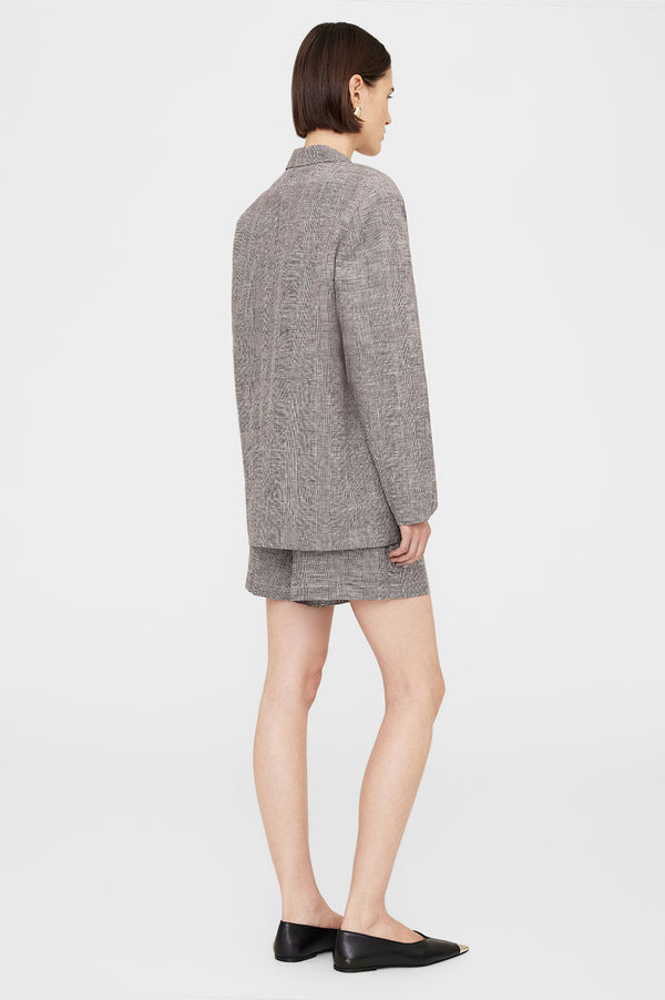 Anissa Kermiche Quinn Blazer - Brown Plaid