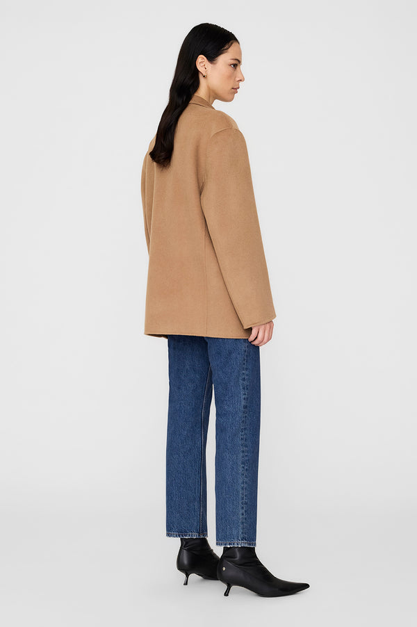 Anissa Kermiche Quinn Blazer - Camel Cashmere Blend