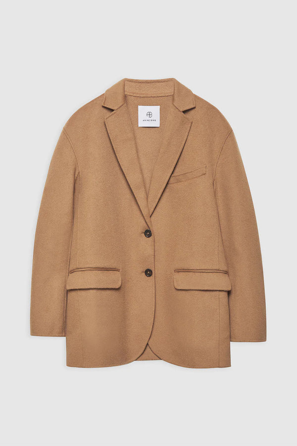 Anissa Kermiche Quinn Blazer - Camel Cashmere Blend
