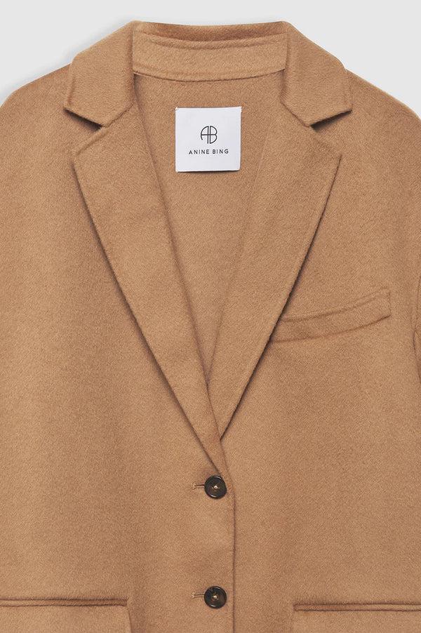 Anissa Kermiche Quinn Blazer - Camel Cashmere Blend