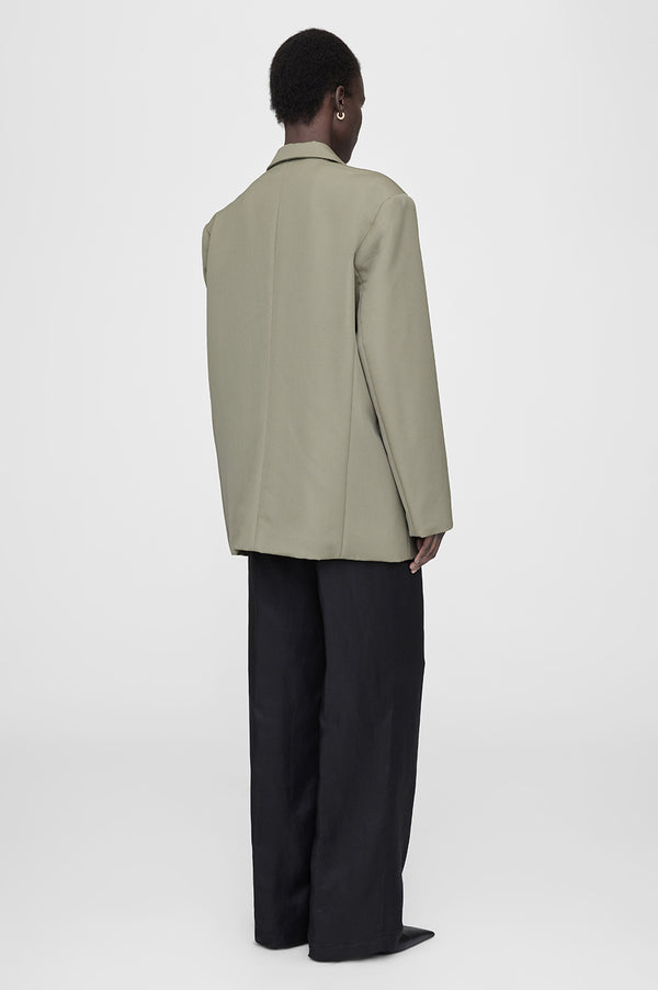 Anissa Kermiche Quinn Blazer - Green Khaki