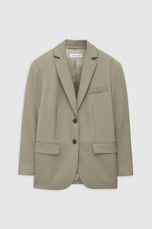 Anissa Kermiche Quinn Blazer - Green Khaki