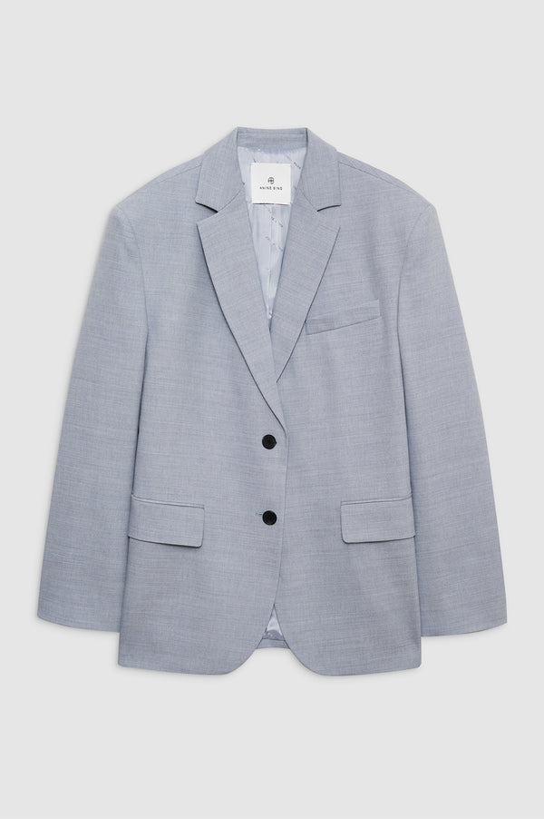 Anissa Kermiche Quinn Blazer - Steel Blue