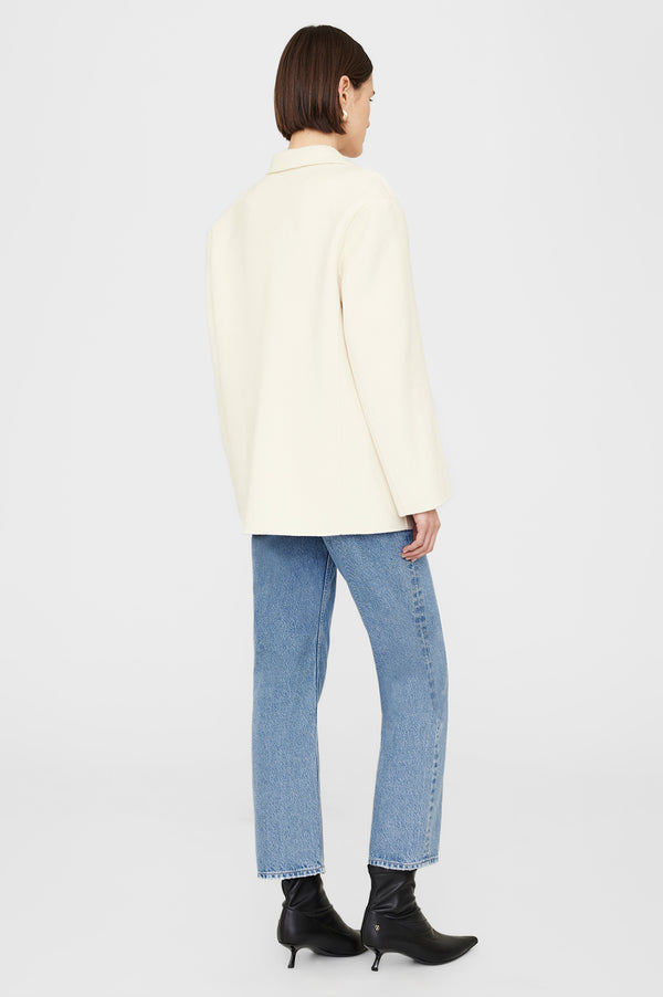 Anissa Kermiche Quinn Blazer - White Cashmere Blend