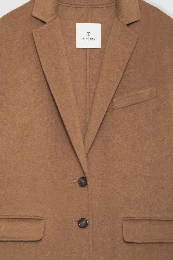 Anissa Kermiche Quinn Coat - Camel Cashmere Blend