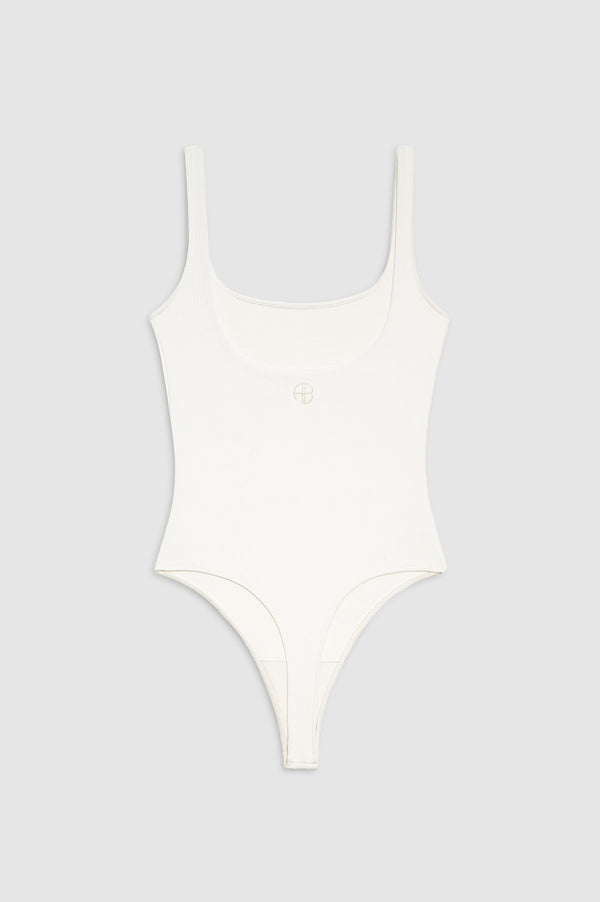Anissa Kermiche Reebok X ANINE BING Bodysuit - Chalk