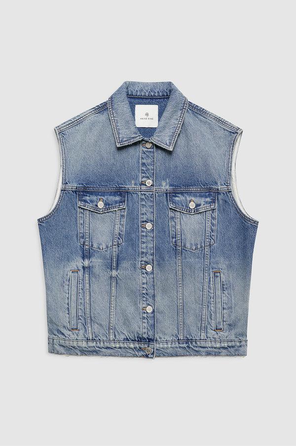 Anissa Kermiche Rory Vest - Summer Indigo