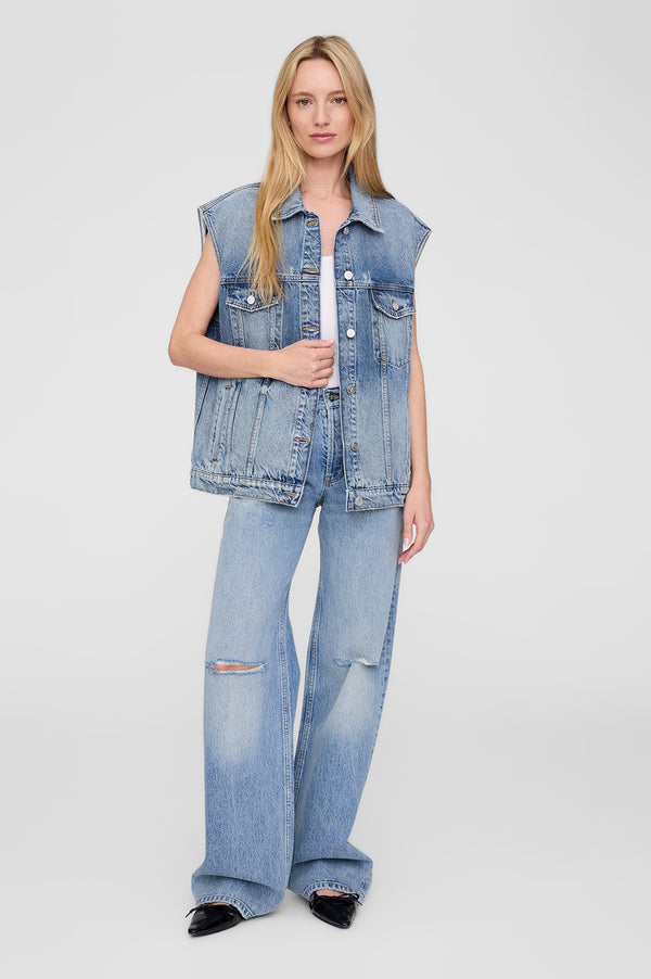 anissa kermiche Rory Vest - Summer Indigo