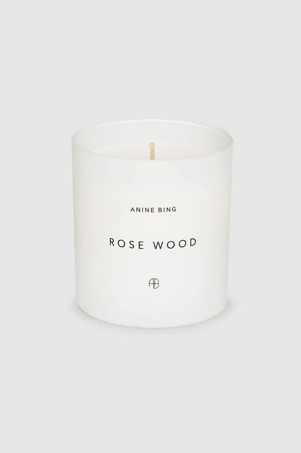 anissa kermiche Rose Wood Candle - White