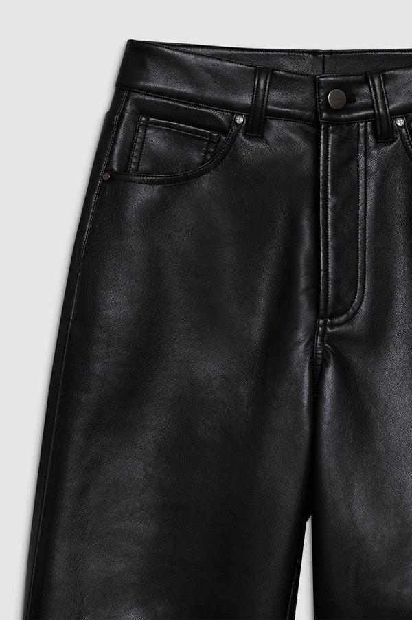 Anissa Kermiche Roy Pant - Black Recycled Leather