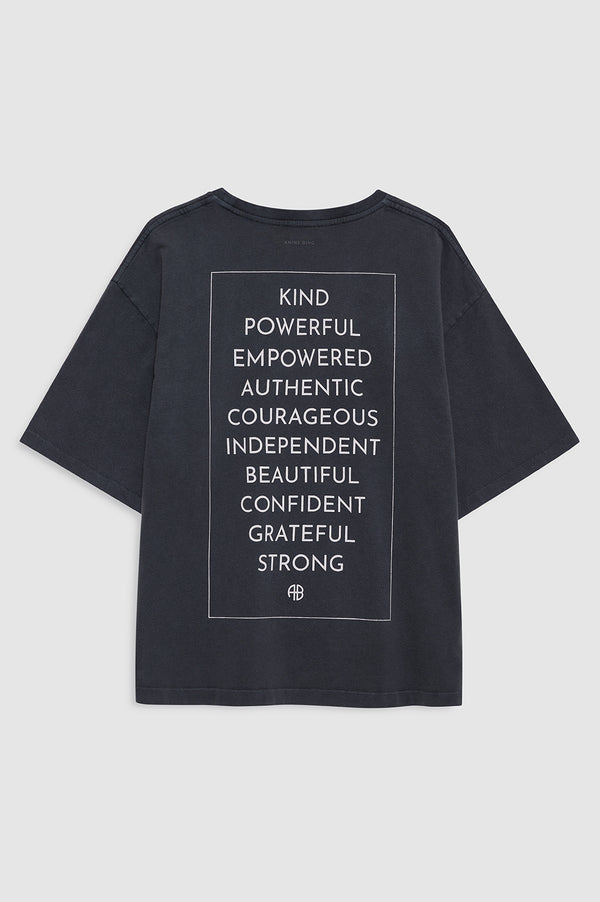 Anissa Kermiche Rudy Tee Empowerment - Washed Black