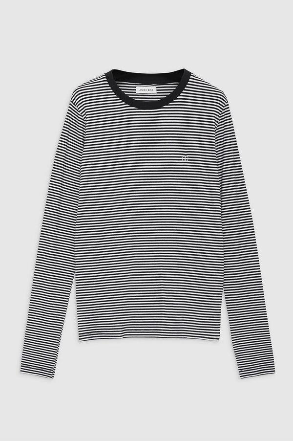 Anissa Kermiche Rylan Tee - Black And White Stripe