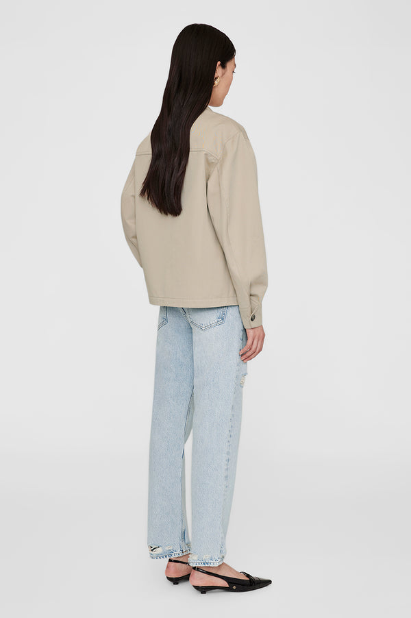 Anissa Kermiche Sawyer Shirt Jacket - Oatmeal