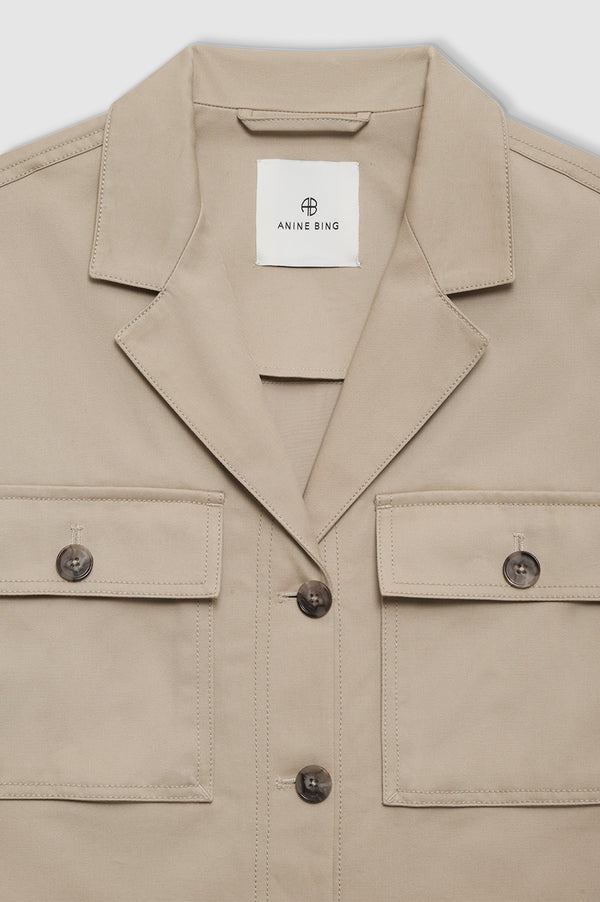 Anissa Kermiche Sawyer Shirt Jacket - Oatmeal