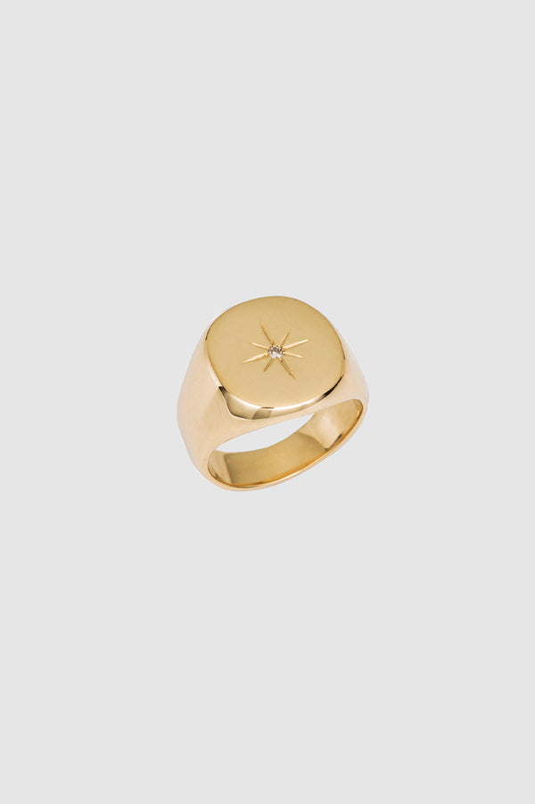 anissa kermiche Signet Ring - 14k Gold