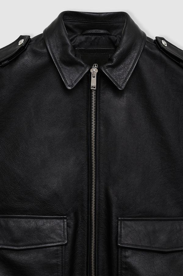 Anissa Kermiche Sonnie Vest - Black Leather