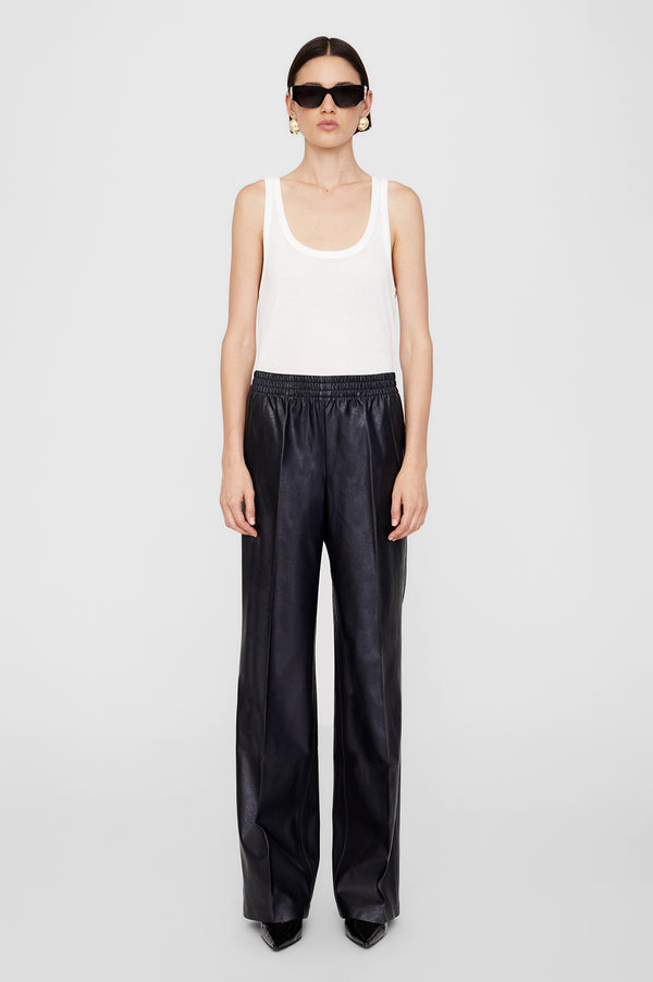 anissa kermiche Soto Pant - Night Sky Vegan Leather