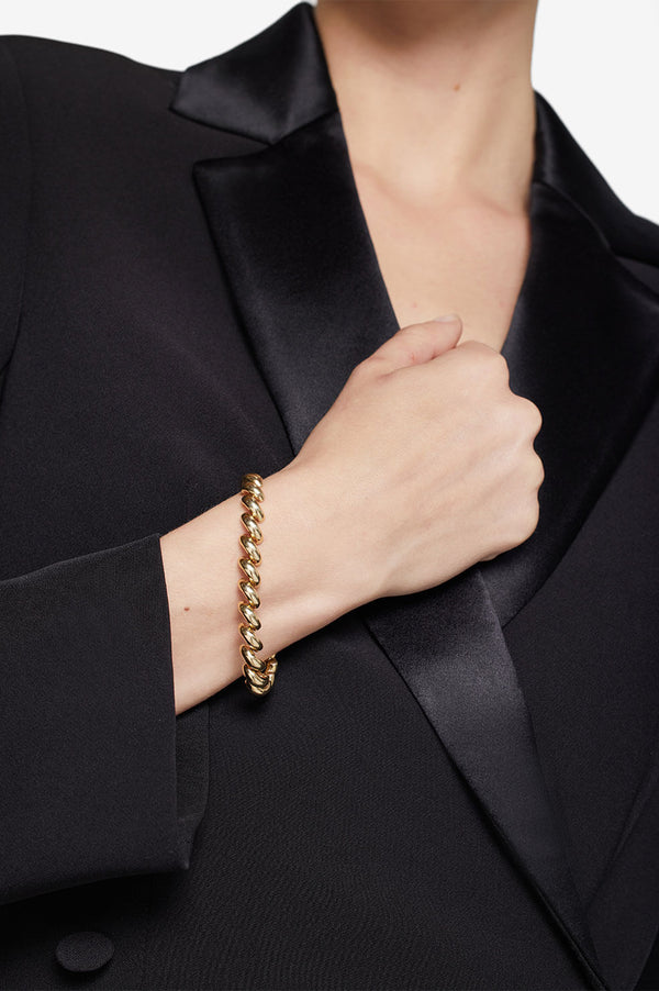 Anissa Kermiche Spiral Bracelet - 14k Gold