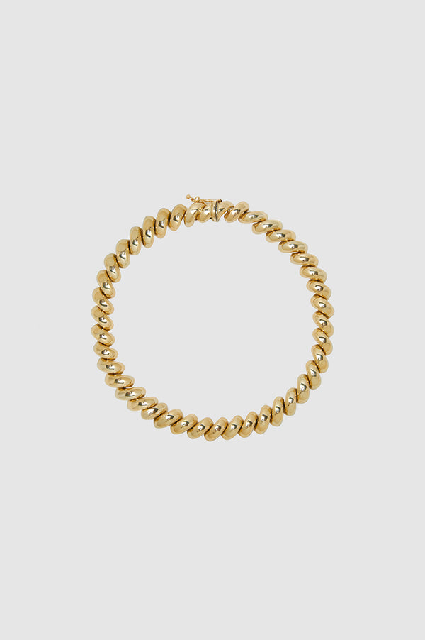 anissa kermiche Spiral Bracelet - 14k Gold
