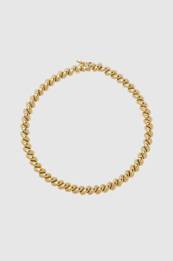 anissa kermiche Spiral Necklace - 14k Gold