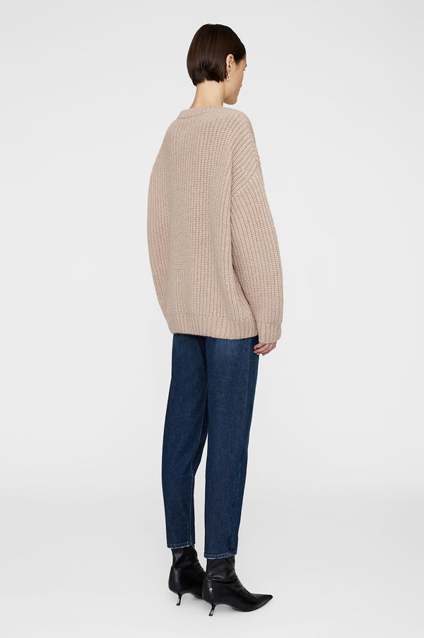 Anissa Kermiche Sydney Crew Sweater - Camel