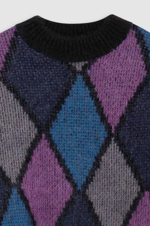 Anissa Kermiche Sydney Crew Sweater - Multi Diamond
