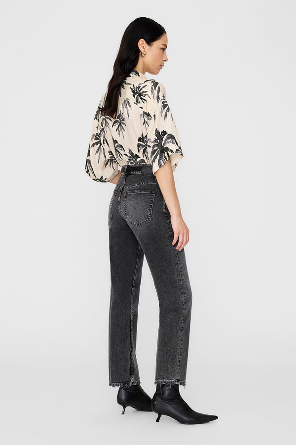 Anissa Kermiche Tristan Shirt - Black Palm