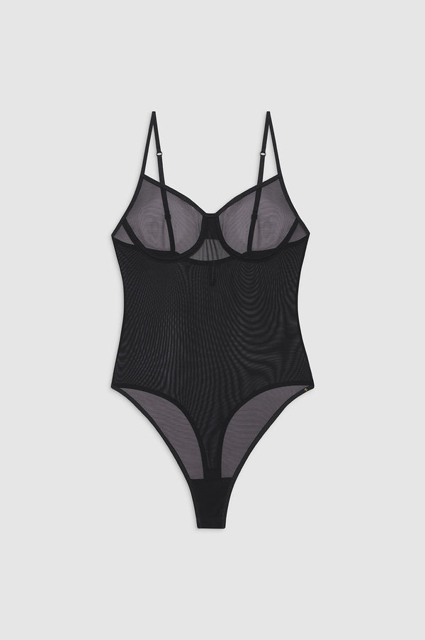Anissa Kermiche Vena Bodysuit - Black