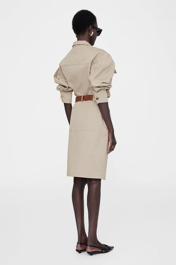 Anissa Kermiche Zaire Skirt - Oatmeal