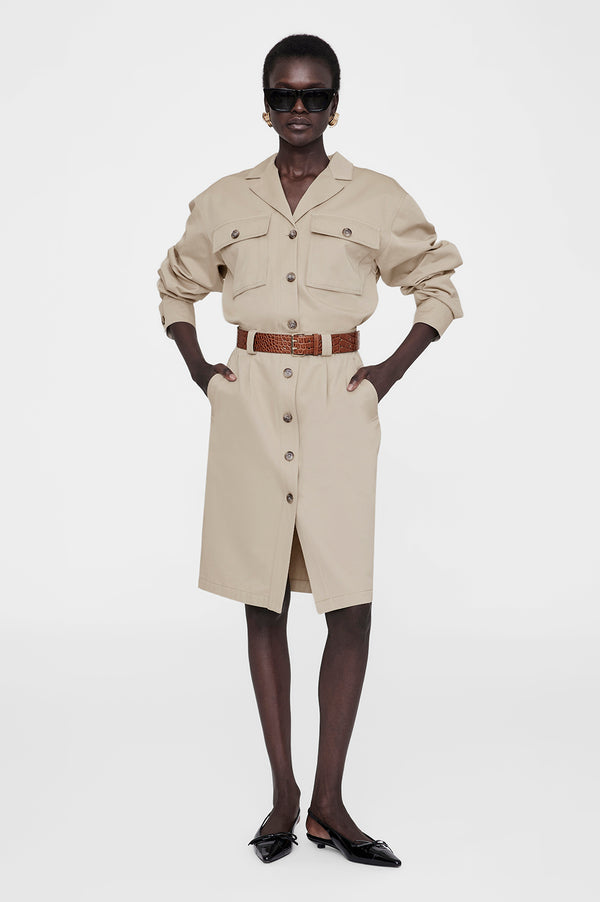 anissa kermiche Zaire Skirt - Oatmeal