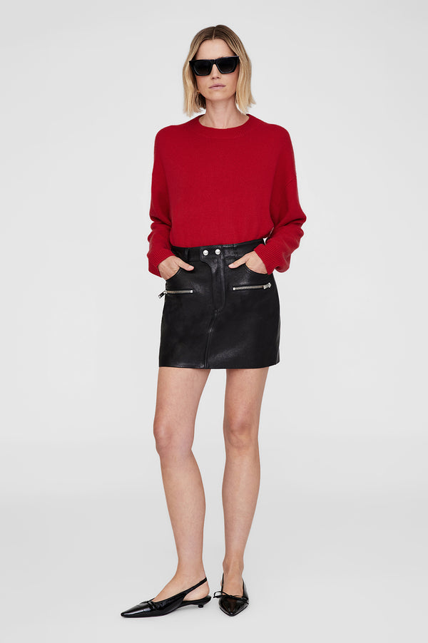 Anissa Kermiche Zoey Slingback Heels - Black Patent