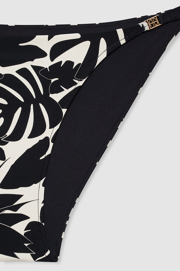 Anissa Kermiche Bellamy Bikini Bottom - Black Bird Of Paradise