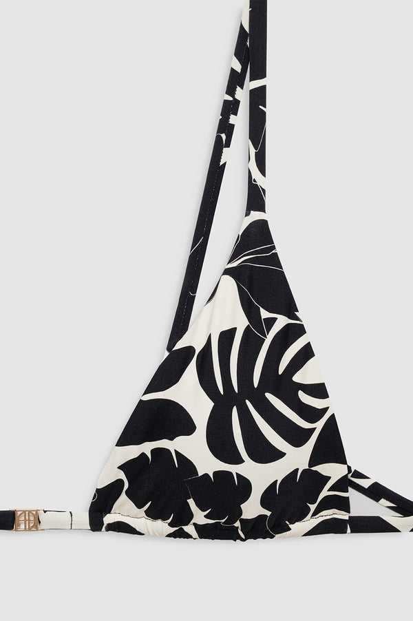 Anissa Kermiche Bellamy Bikini Top - Black Bird Of Paradise