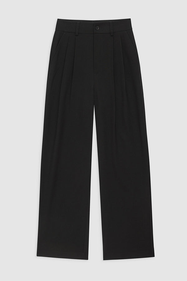 Anissa Kermiche Carrie Pant In Black Twill | ANINE BING