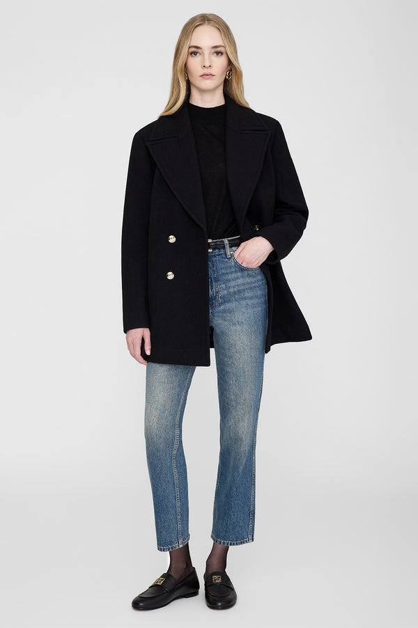 Anissa Kermiche Corrine Loafers Monogram - Black Mini Embossed