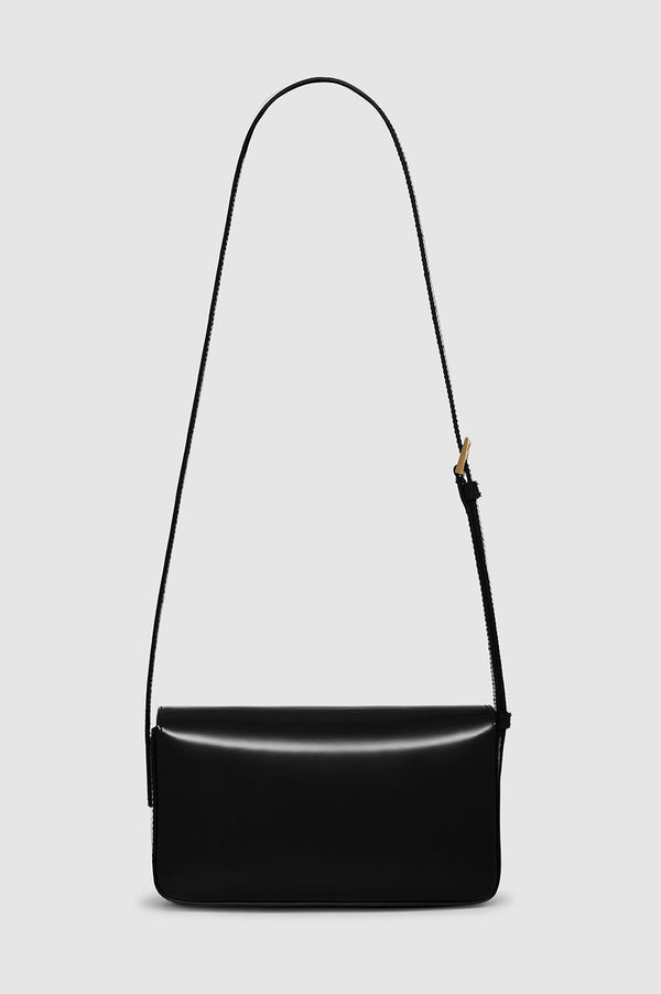 Anissa Kermiche Elly Crossbody Bag - High-Shine Black