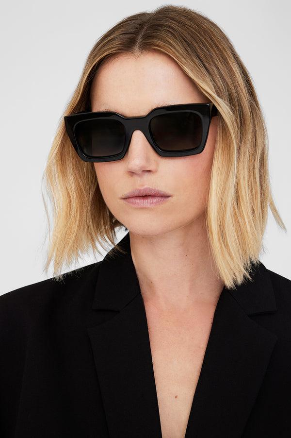 Anissa Kermiche Indio Sunglasses In Black | ANINE BING