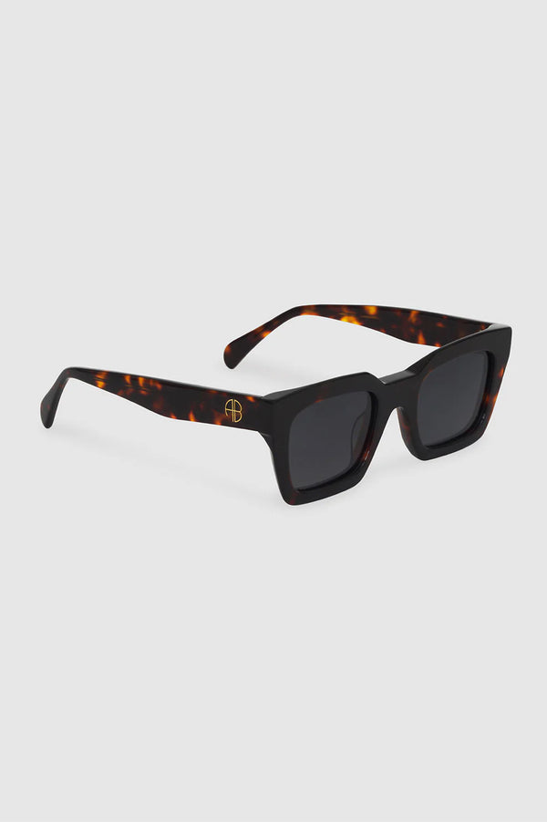 Anissa Kermiche Indio Sunglasses In Dark Tortoise | ANINE BING