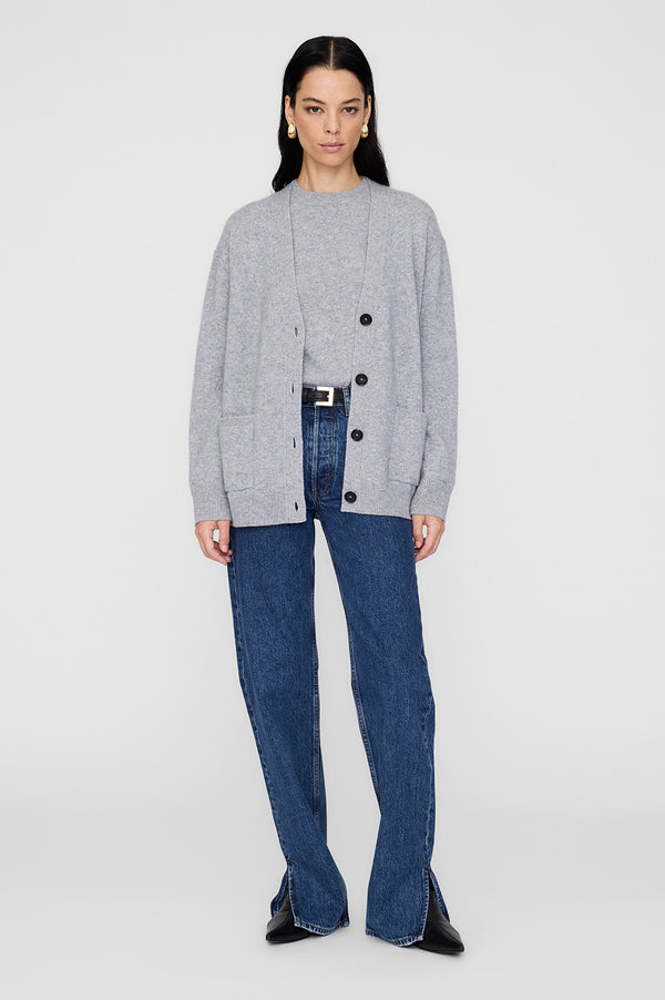 Anissa Kermiche Jackson Cardigan - Medium Heather Grey
