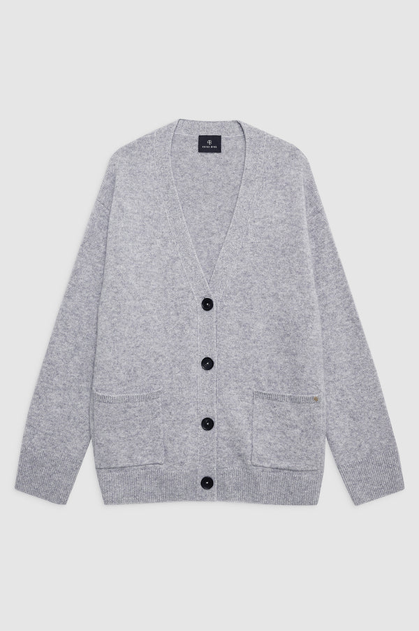 anissa kermiche Jackson Cardigan - Medium Heather Grey