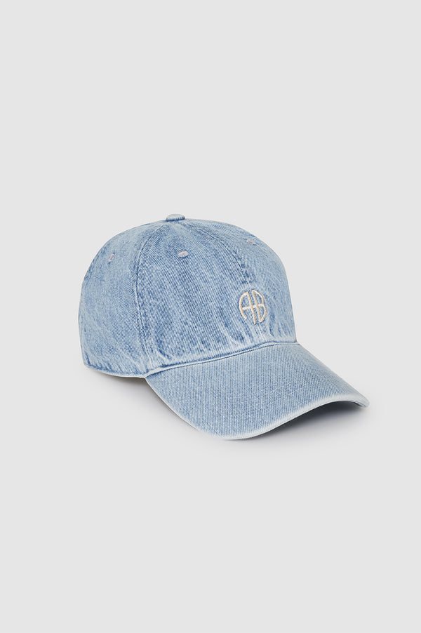 Anissa Kermiche Jeremy Baseball Cap AB - Bleached Blue Denim
