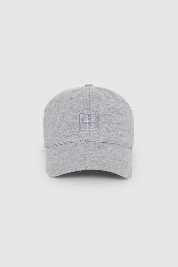 anissa kermiche Jeremy Baseball Cap Framed Monogram - Heather Grey