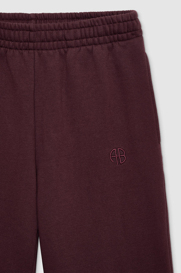 Anissa Kermiche Karter Jogger In Dark Burgundy | ANINE BING