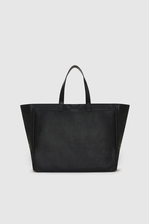 Anissa Kermiche Large Rio Tote - Black Recycled Leather
