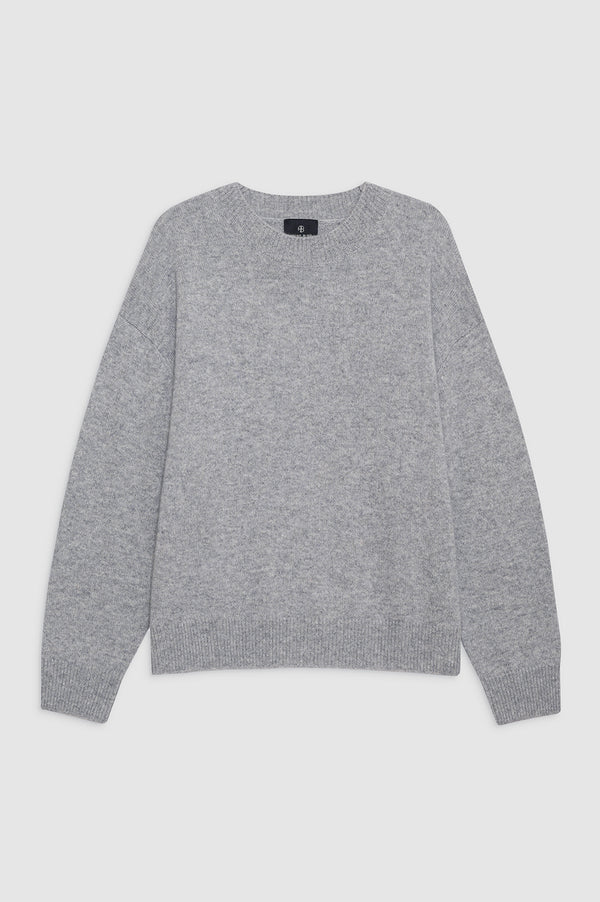 Anissa Kermiche Lee Crew Sweater - Medium Heather Grey