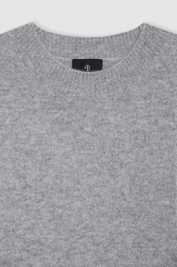Anissa Kermiche Lee Crew Sweater - Medium Heather Grey